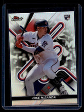 تحميل الصورة إلى عارض المعرض، أفضل لاعب مبتدئ في عام 2022 من TOPPS Jose Miranda #15 من فريق Minnesota Twins