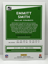 تحميل الصورة إلى عارض المعرض، بطاقة كرة القدم 2020 Panini Donruss #86 Emmitt Smith Dallas Cowboys
