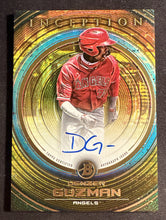 تحميل الصورة إلى عارض المعرض، 2022 Bowman Inception Prospect Gold Auto 38/50 Denzer Guzman #PA-DG Los Angeles Angels