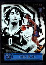 تحميل الصورة إلى عارض المعرض، 2020-21 Panini Illusions Tyrese Maxey Rookie RC #162 Philadelphia 76ers