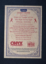 تحميل الصورة إلى عارض المعرض، 2022 حبر Onyx Vintage Extended Auto باللون الأزرق #VA-JN Jaden Noot - Prospect