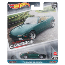 تحميل الصورة إلى عارض المعرض، 2023 Hot Wheels Premium Car Culture '91 Mazda MX-5 Miata Modern Classics 5/5