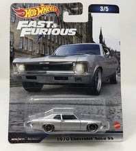 将图片加载到图库查看器,2023 Hot Wheels Premium Fast & Furious 1970 Chevrolet Nova SS 3/5