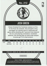 تحميل الصورة إلى عارض المعرض، جوش جرين 2020-21 NBA Hoops Teal Explosion Holographic Rookie #212