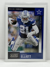 تحميل الصورة إلى عارض المعرض، 2020 Panini Score Football #169 Ezekiel Elliott Dallas Cowboys