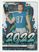 Load image into Gallery viewer, 2022 Panini Certified 2022 Aidan Hutchinson RC Detroit Lions #2022-19