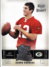 تحميل الصورة إلى عارض المعرض، 2005 Upper Deck Aaron Rodgers ROOKIE Kickoff #91