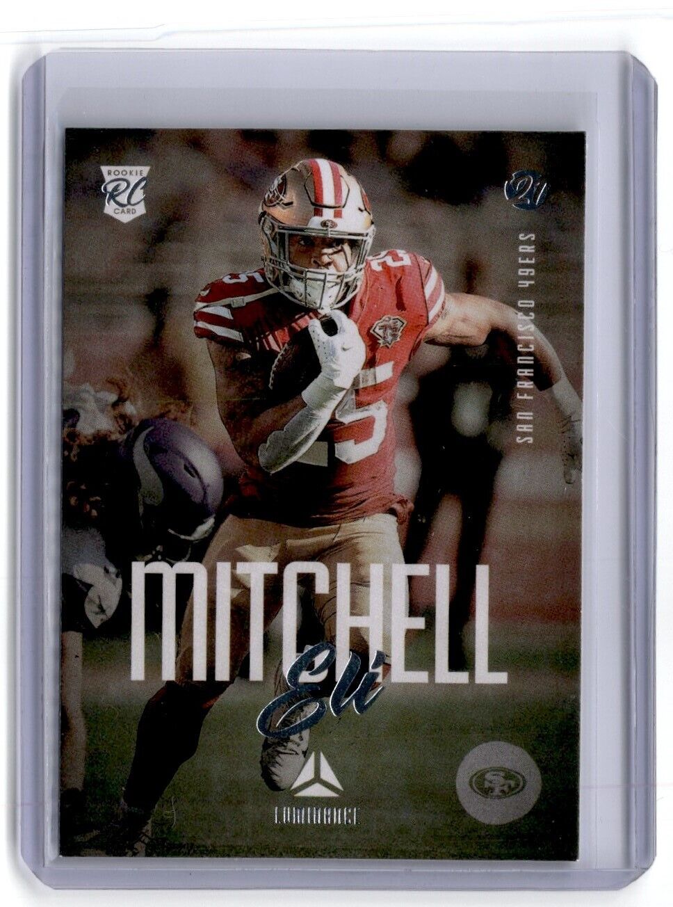 Eli Mitchell 2021 Panini Chronicles RC #PA-17 San Francisco 49ers