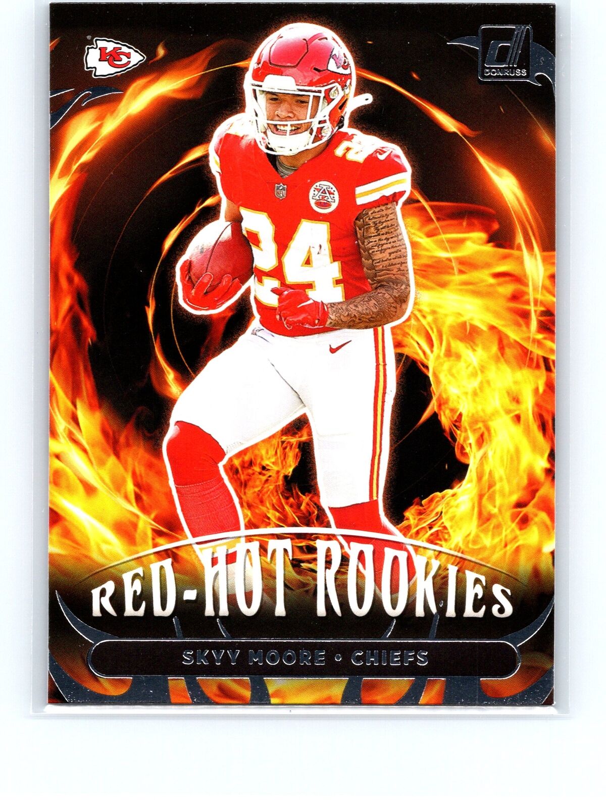 2022 Panini Donruss Red Hot Rookie Skyy Moore #RHR-8 Kansas City Chief –  walk-of-famesports