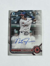 تحميل الصورة إلى عارض المعرض، 2022 Bowman Chrome Prospects Auto Nate Furman #CDA-NF Guardians
