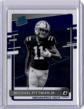 تحميل الصورة إلى عارض المعرض، 2020 Donruss Optic MICHAEL PITTMAN Jr RC Negative VARIATION SP Rated Rookie #322