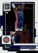 تحميل الصورة إلى عارض المعرض، 2022-23 Donruss Optic Hamidou Diallo #97 Detroit Pistons - walk-of-famesports