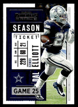 Load image into Gallery viewer, 2020 Panini Contenders Football #75 Ezekiel Elliott Dallas Cowboys