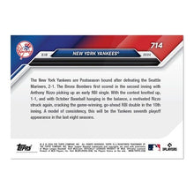Load image into Gallery viewer, 2024 Topps Now New York Yankees #714
