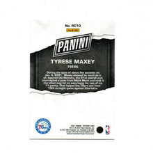 Load image into Gallery viewer, 2021 Panini Father's Day Tyrese Maxey #RC10 Philadelphia 76ers