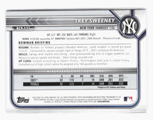 将图片加载到图库查看器,2022 Bowman Chrome Sapphire Trey Sweeney 1st Bowman BCP-137 New York Yankees