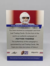 Load image into Gallery viewer, 2022 Leaf Pro Set Metal Auto Payton Thorne #PSA-PT1