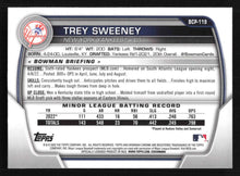 将图片加载到图库查看器,2022 Bowman Chrome Sapphire #BCP119 Trey Sweeney