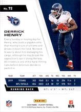 تحميل الصورة إلى عارض المعرض، كتاب بانيني 2020 ديريك هنري #72 تينيسي تيتانز