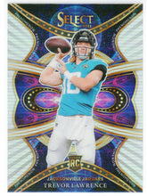 تحميل الصورة إلى عارض المعرض، 2021 Select Phenomenon Silver Prizm Trevor Lawrence Rc #PHE6 Jaguars
