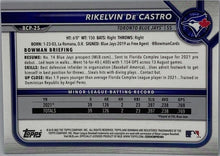 تحميل الصورة إلى عارض المعرض، 2022 Bowman Chrome Sapphire Rikelvin De Castro Rc #BCP-25