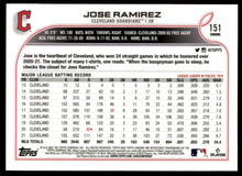 将图片加载到图库查看器,2022 Topps Chrome Jose Ramirez Prism Refractor #151 Guardians