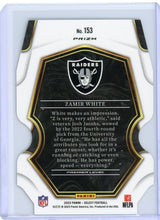 تحميل الصورة إلى عارض المعرض، 2022 Panini Select Premier Level Silver Prizm Die-cut Zamir White #153