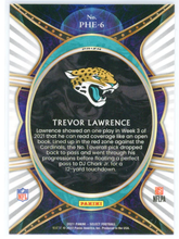 تحميل الصورة إلى عارض المعرض، 2021 Select Phenomenon Silver Prizm Trevor Lawrence Rc #PHE6 Jaguars