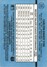 Load image into Gallery viewer, 1988 Donruss Carlton Fisk #260 Chicago White Sox