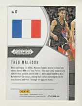 Load image into Gallery viewer, 2020 Panini Draft Picks Silver Prizm Rookie Theo Maledon #17 OKC Thunder