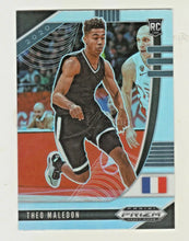 Load image into Gallery viewer, 2020 Panini Draft Picks Silver Prizm Rookie Theo Maledon #17 OKC Thunder