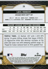 将图片加载到图库查看器,2022 Topps Triple Threads Baseball Emerald #26 Luis Robert 154/259 Chicago White Sox