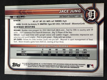 Load image into Gallery viewer, 2022 Bowman Chrome Prospects Refractor Jace Jung #BDC-15 Detroit Tigers