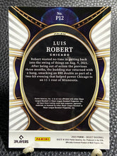 تحميل الصورة إلى عارض المعرض، 2022 Panini Select #P12 Luis Robert SP Silver Prizm Phenomenon Chicago White Sox