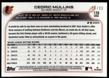 تحميل الصورة إلى عارض المعرض، CEDRIC MULLINS 2022 TOPPS CHROME #120 GREEN WAVE REFRACTOR 04/99 ISA 9 Mint
