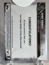 Load image into Gallery viewer, 2016 Topps Holiday Game Used Relic Jose Abreu #R-JAB Chicago White Sox