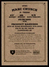 将图片加载到图库查看器,2023 Onyx Vintage #OVMC Marc Church - Texas Rangers