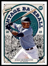 تحميل الصورة إلى عارض المعرض، 2023 Onyx Vintage #OVJR - Julio Rodriguez - Seattle Mariners