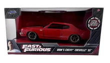 将图片加载到图库查看器,Jada Fast & the Furious Dom's Chevy Impala 1:32 Diecast