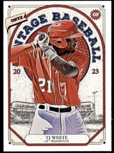 将图片加载到图库查看器,2023 Onyx Vintage #VATW T.J. White Washington Nationals