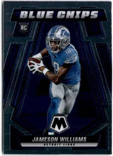 تحميل الصورة إلى عارض المعرض، 2022 Panini Mosaic Blue Chips Jameson Williams RC Rookies #BC-9