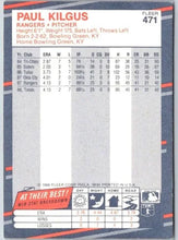 تحميل الصورة إلى عارض المعرض، 1988 فليير بول كيلجوس #471 تكساس رينجرز