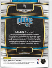 Load image into Gallery viewer, 2021-22 Panini Select Jalen Suggs Rookies Blue Prizm 27 Orlando Magic