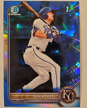 将图片加载到图库查看器,Gavin Cross 2022 Bowman Draft Chrome Sapphire 1st Bowman #BDC-6 Royals