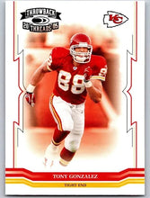 تحميل الصورة إلى عارض المعرض، 2005 Donruss Throwback Threads Tony Gonzalez #73 Kansas City Chiefs