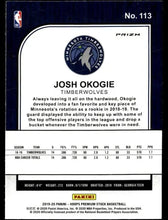 将图片加载到图库查看器,2019-20 Panini NBA Hoops Premium Prizms Purple Disco Josh Okogie #113 Minnesota Timberwolves