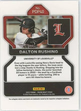 Load image into Gallery viewer, 2022 Panini Prizm Draft Pick Dalton Rushing #40 Louisville Cardinals