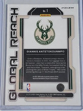 Load image into Gallery viewer, 2021-22 Panini Prizm Global Reach #1 Giannis Antetokounmpo