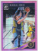 تحميل الصورة إلى عارض المعرض، 2018-19 Donruss Optic Nikola Jokic Hyper Pink Parallel PRIZM #100