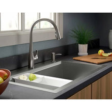 تحميل الصورة إلى عارض المعرض، Kohler Cater 33" x 22" x 9" Top Mount Undermount Single Bowl Kitchen Sink Kit